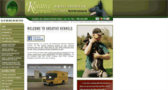 Desktop Screenshot of kreativekennels.com